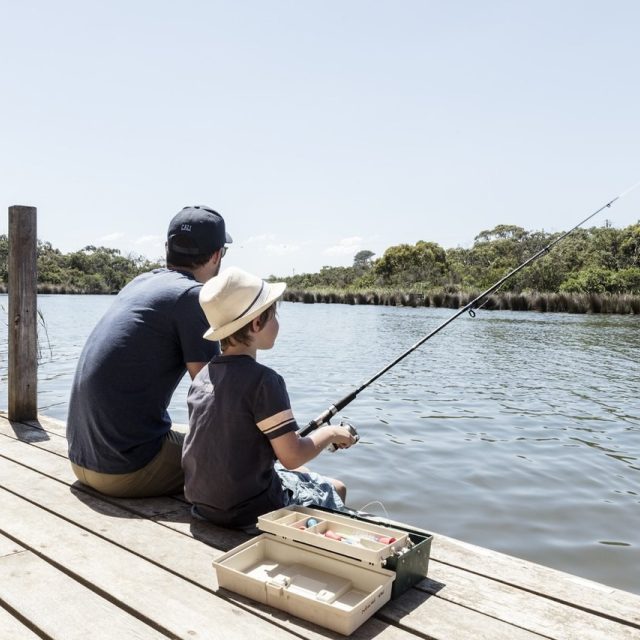 Fishing at Anglesea