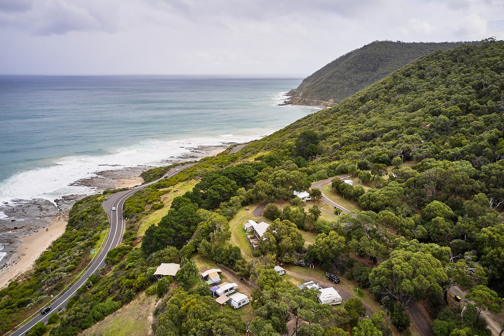 The amazing views from Queens Park, Lorne