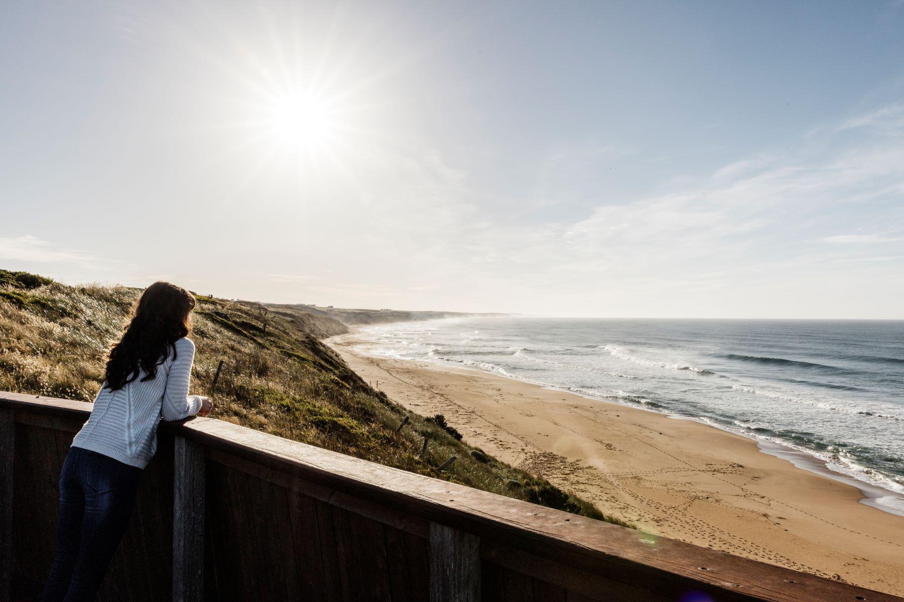 Whale watching at Logans Beach