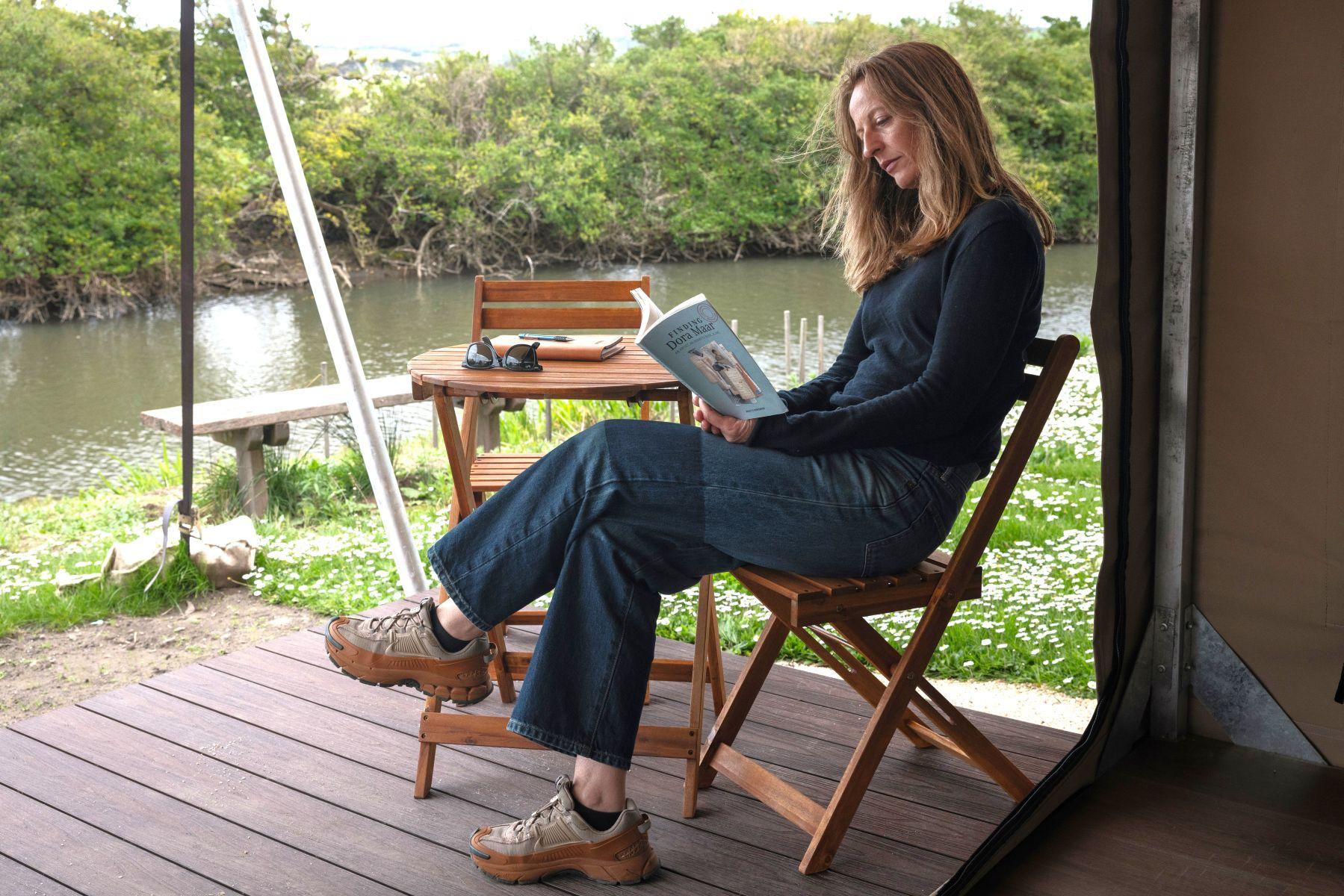 Riverside glamping at Apollo Bay Recreation Reserve