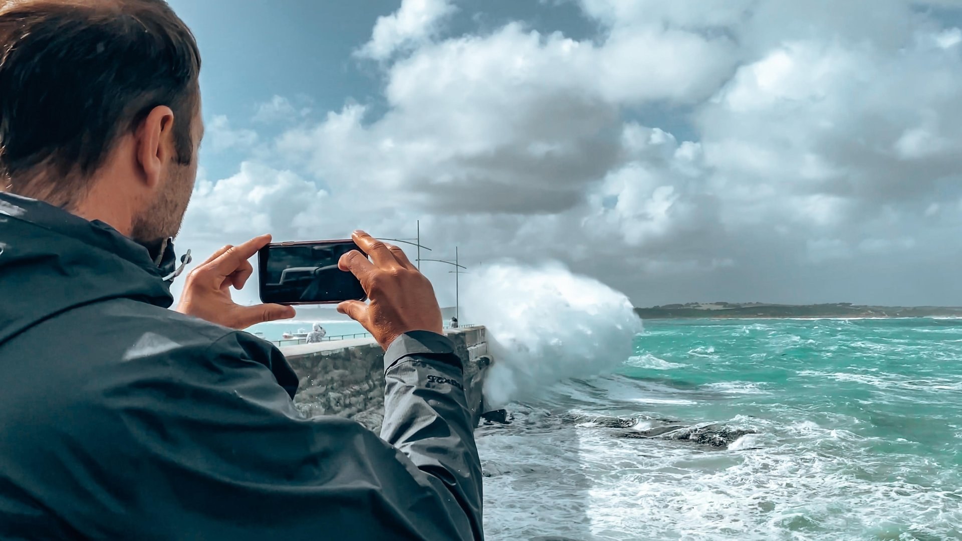 Chase storms along the coast