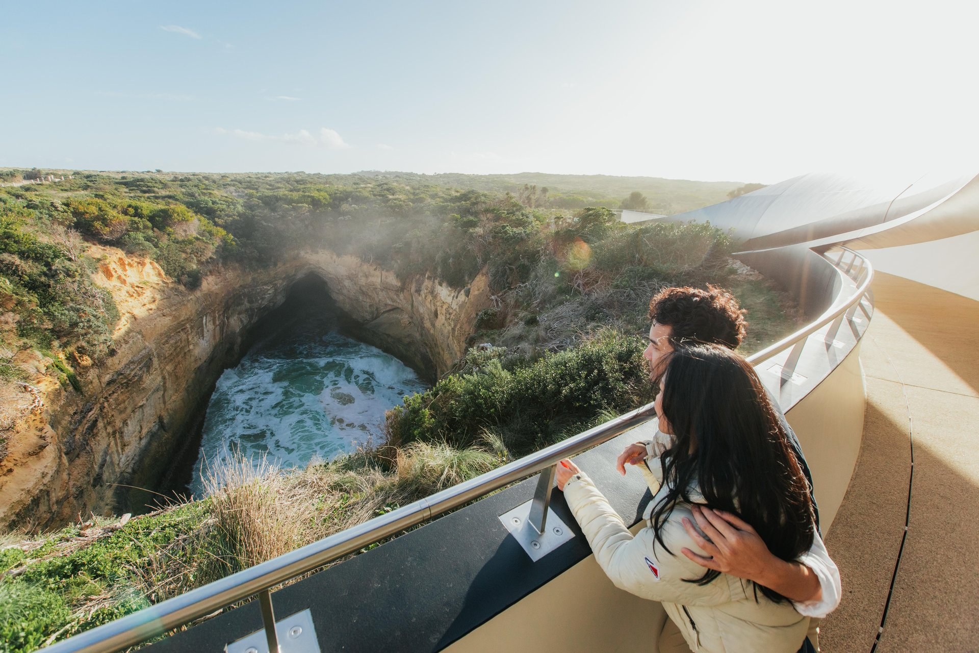 Experience sensory viewing at Poombeeyt Koontapool, the Blowhole Lookout