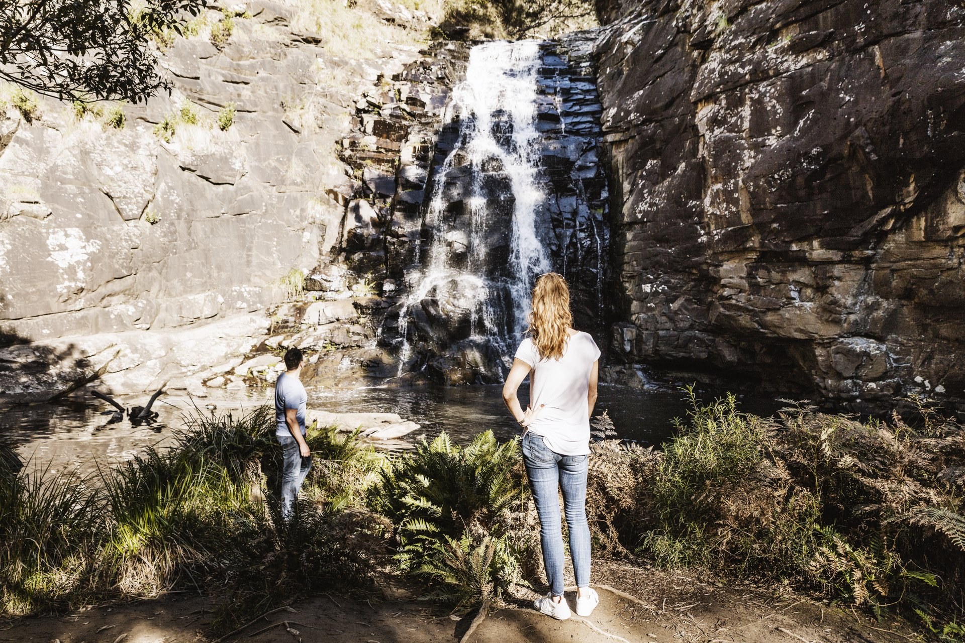 The dramatic face of Sheoak Falls