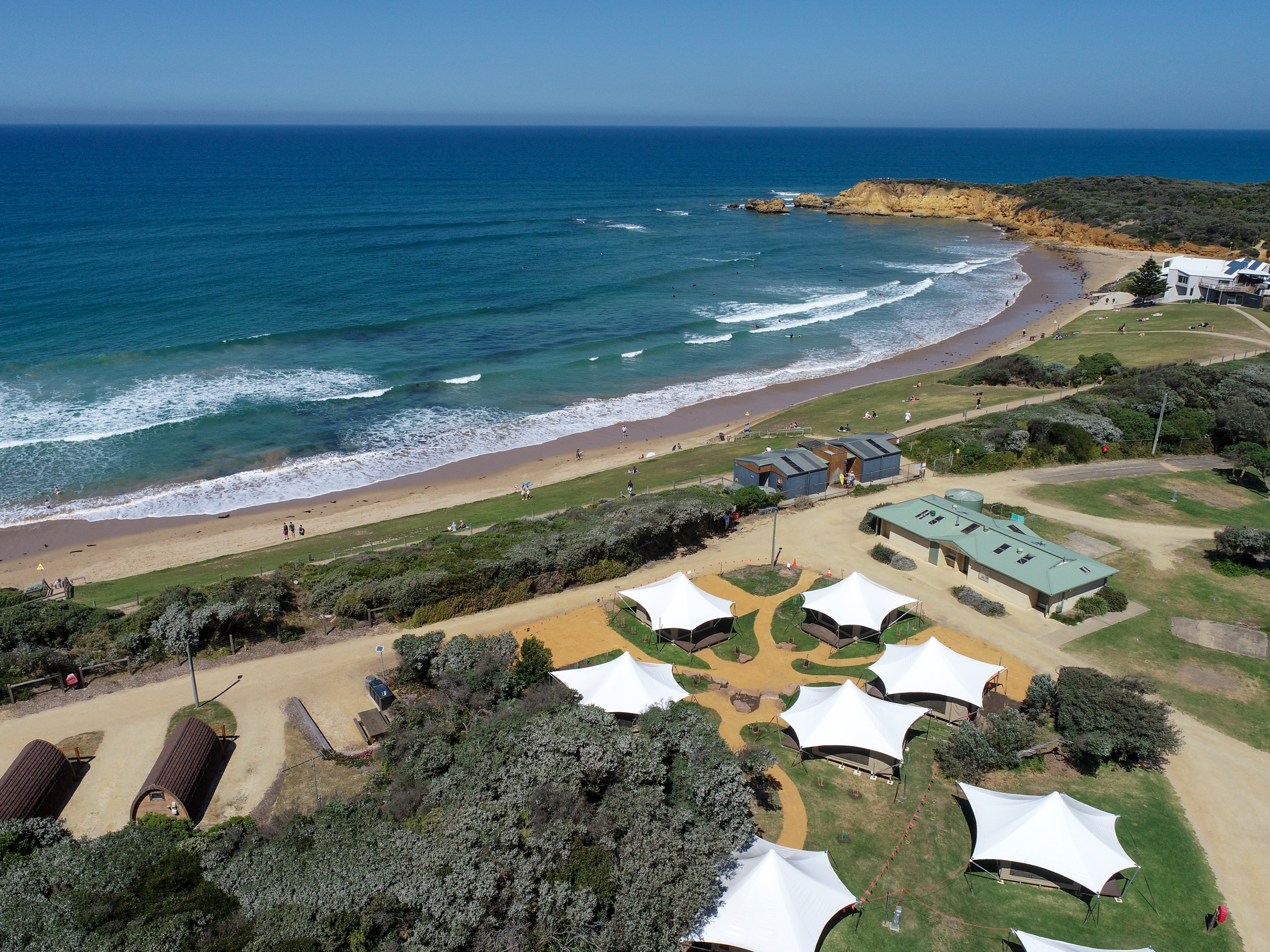 Glamp beachside at Torquay
