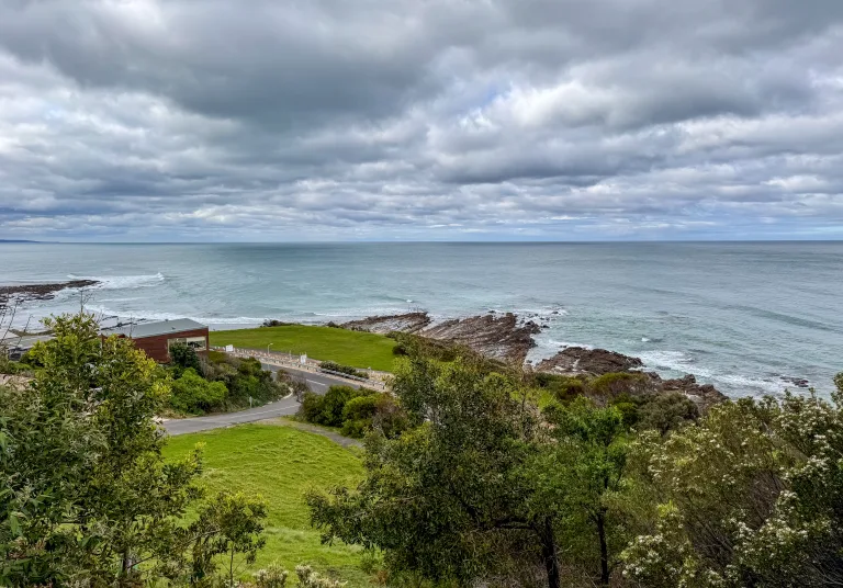 Lorne Eco Safari Tent view from deck