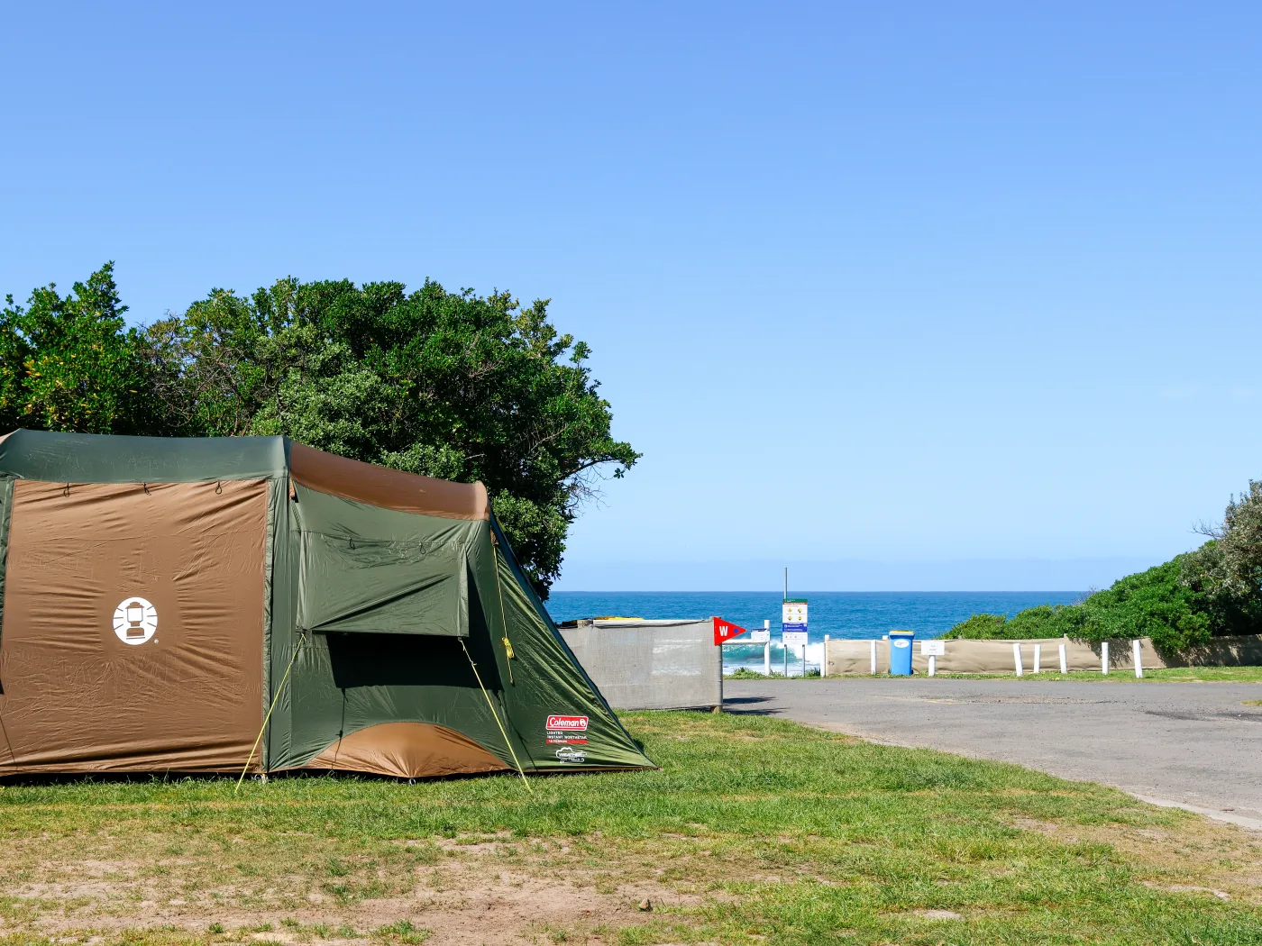 Powered sites, Marengo family Caravan Park, Great Ocean Road