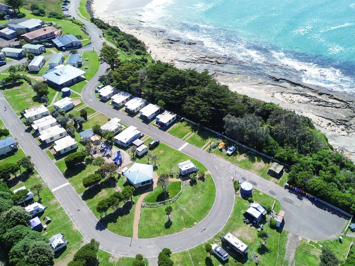 Marengo camping, Marengo family Caravan Park, Great Ocean Road