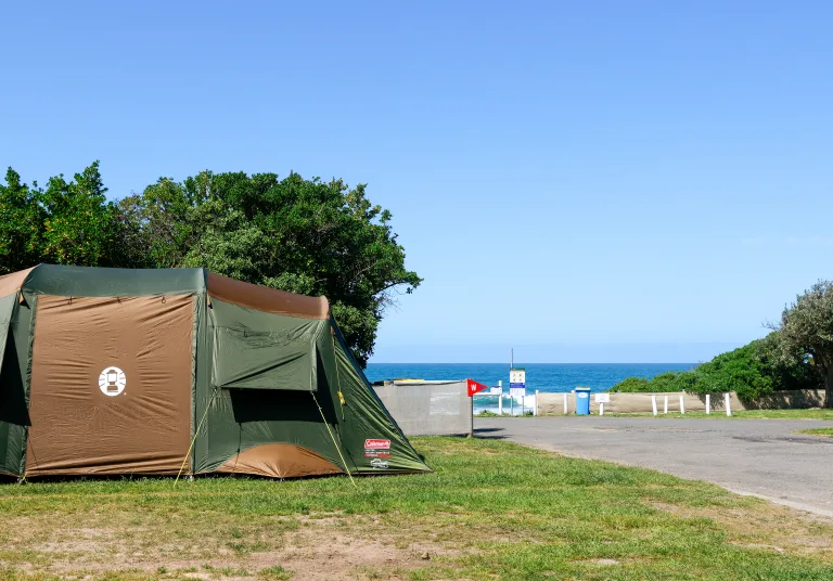 Powered sites, Marengo family Caravan Park, Great Ocean Road